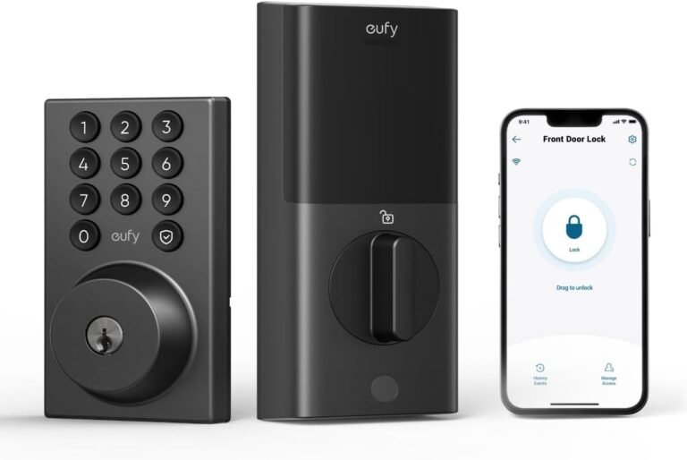 eufy Security Smart Lock C30 Keyless Entry Deadbolt – Wi-Fi Smart Door Lock with App Control 3 51G5rZ10WrL. AC SL1500 Lawn and Lounge